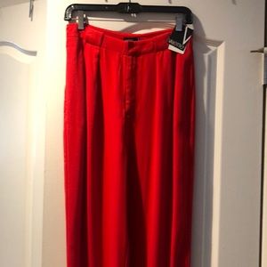Red pants never worn with tags